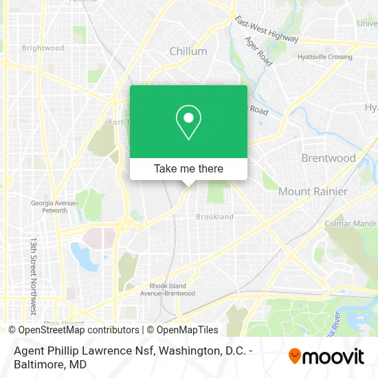 Agent Phillip Lawrence Nsf map