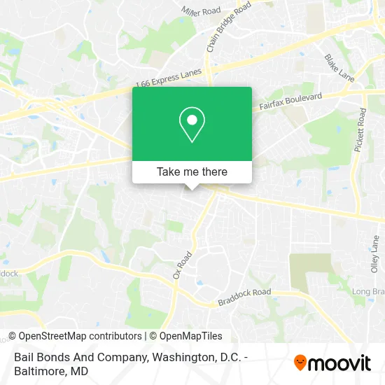 Bail Bonds And Company map