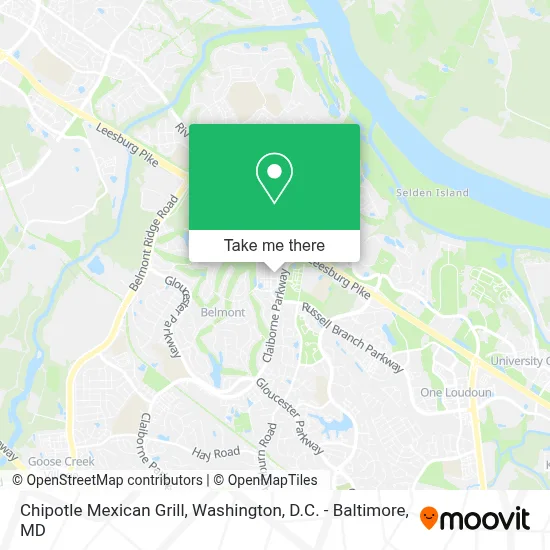 Chipotle Mexican Grill map