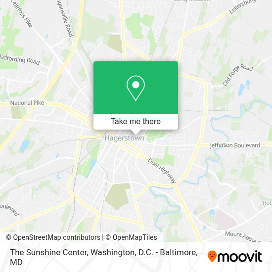 The Sunshine Center map