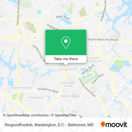 Riogoodfoodvb map