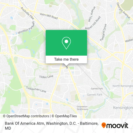 Bank Of America Atm map