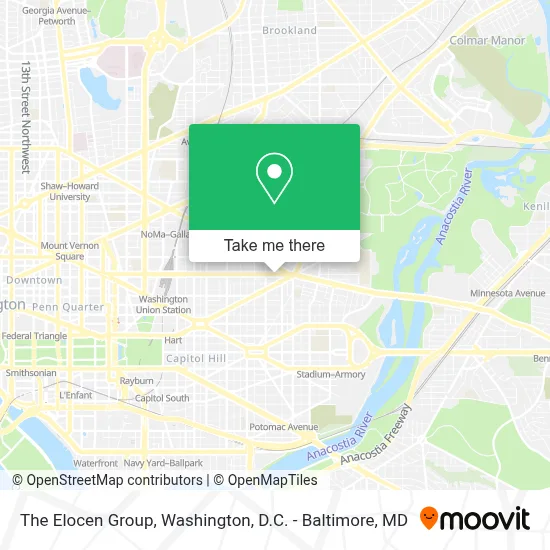 The Elocen Group map