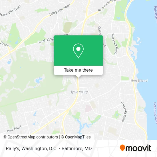 Rally's map