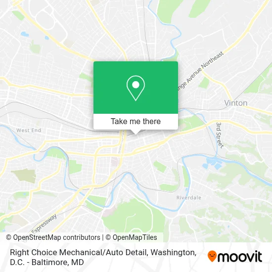 Right Choice Mechanical / Auto Detail map