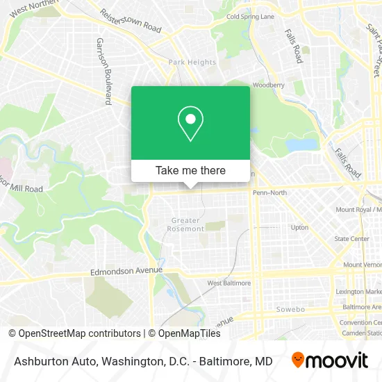 Ashburton Auto map