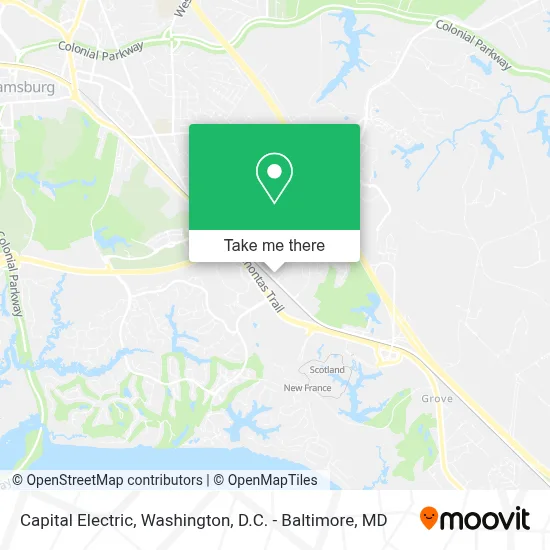 Capital Electric map