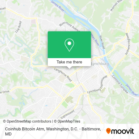 Coinhub Bitcoin Atm map