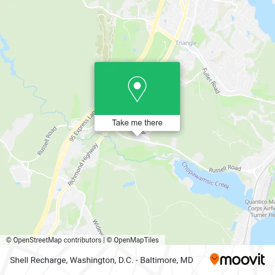 Shell Recharge map