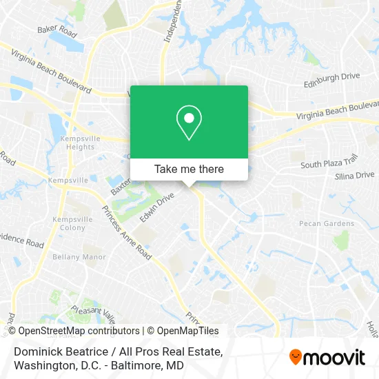 Dominick Beatrice / All Pros Real Estate map
