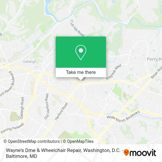 Wayne's Dme & Wheelchair Repair map