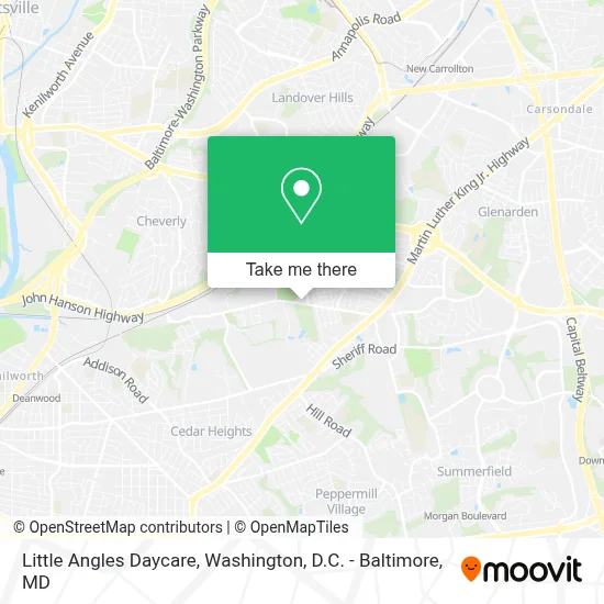 Little Angles Daycare map