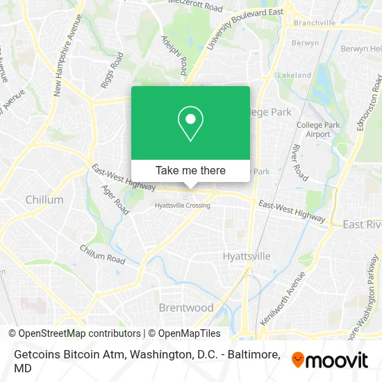 Getcoins Bitcoin Atm map