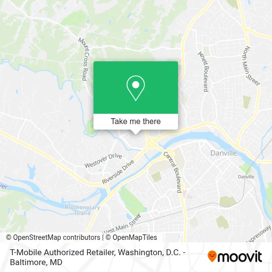 T-Mobile Authorized Retailer map