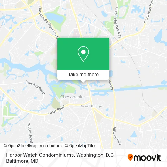 Harbor Watch Condominiums map