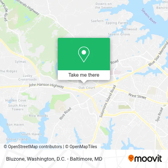Bluzone map