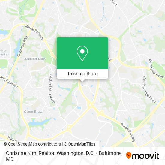 Christine Kim, Realtor map