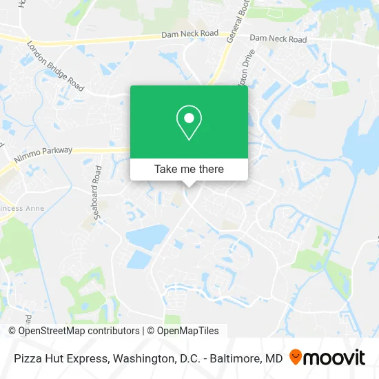 Pizza Hut Express map