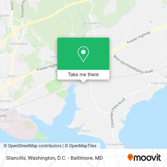 Stancills map