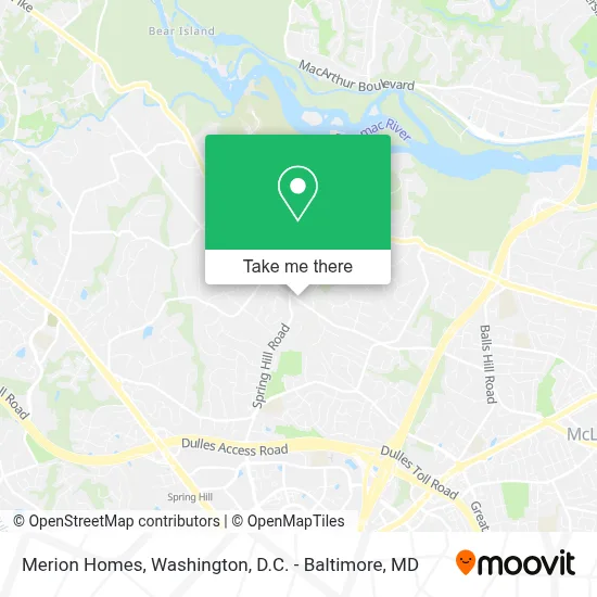 Merion Homes map