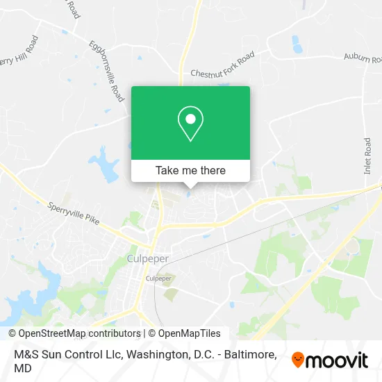 M&S Sun Control Llc map