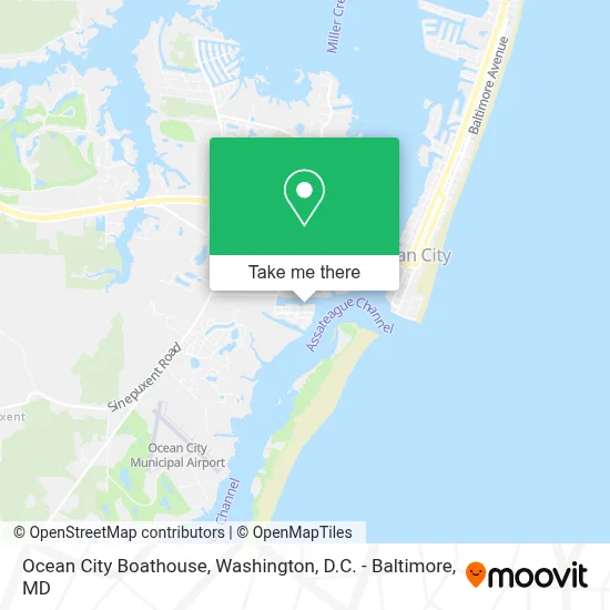 Ocean City Boathouse map