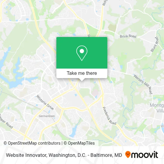 Website Innovator map