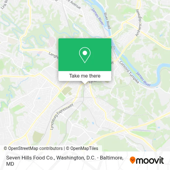 Seven Hills Food Co. map