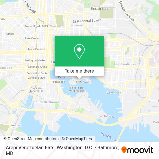 Arepi Venezuelan Eats map