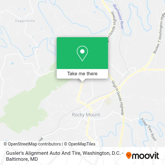 Gusler's Alignment Auto And Tire map