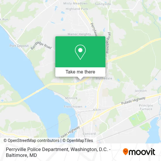 Perryville Police Department map