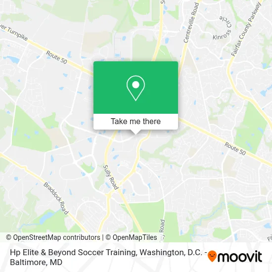 Hp Elite & Beyond Soccer Training map