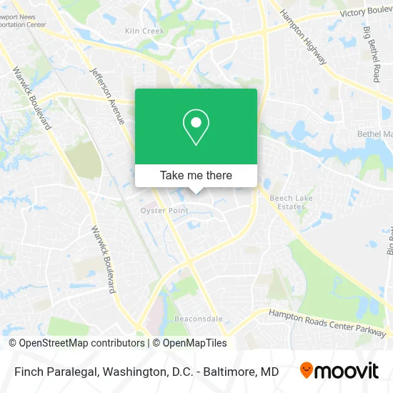 Finch Paralegal map