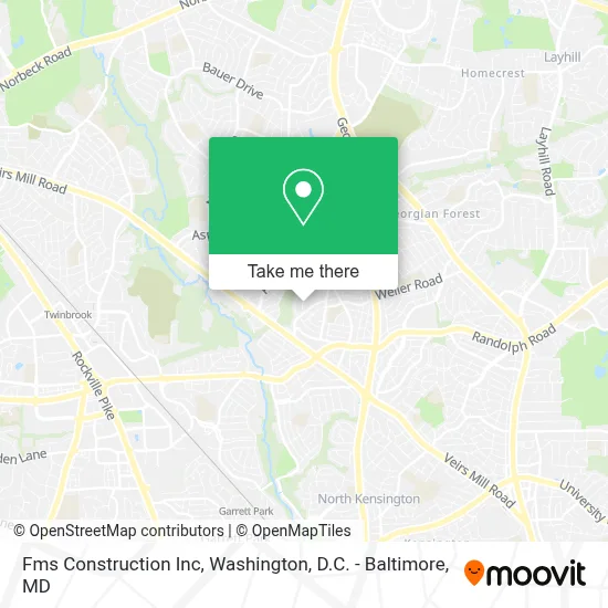 Fms Construction Inc map