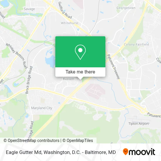 Eagle Gutter Md map