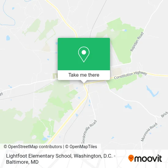 Lightfoot Elementary School map