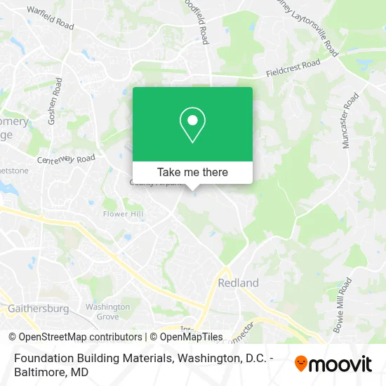 Foundation Building Materials map