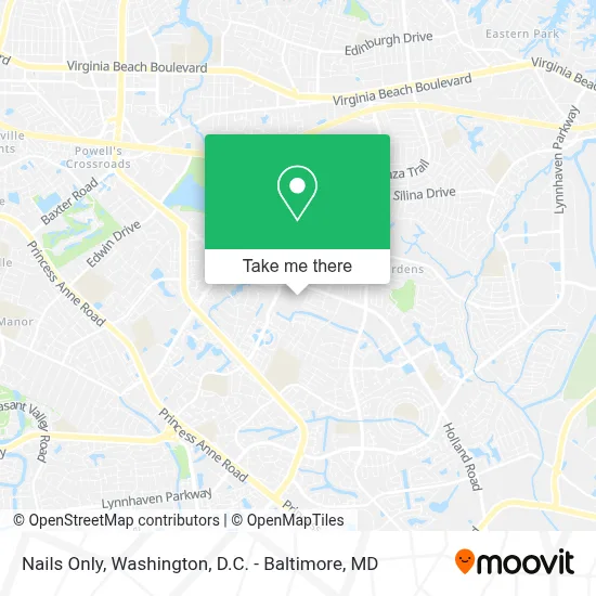 Nails Only map