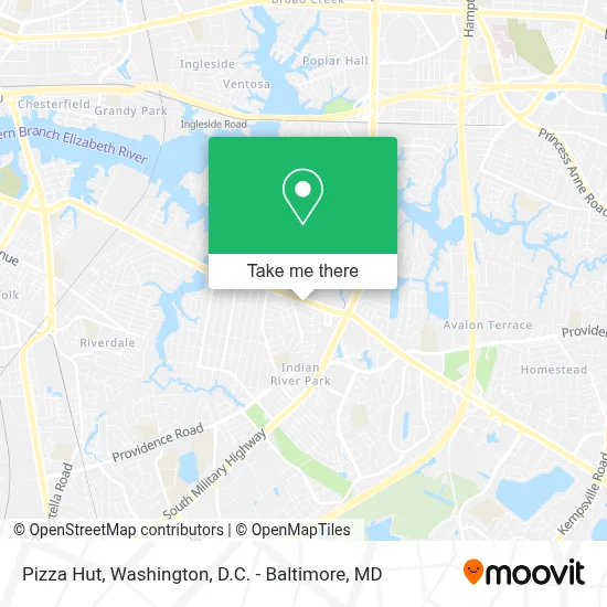 Pizza Hut map