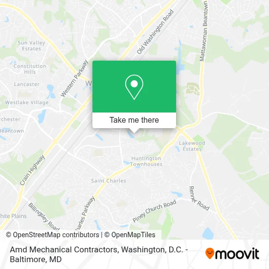 Amd Mechanical Contractors map