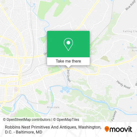 Robbins Nest Primitives And Antiques map