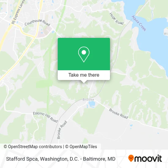 Stafford Spca map