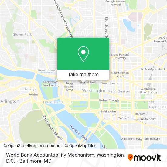 World Bank Accountability Mechanism map