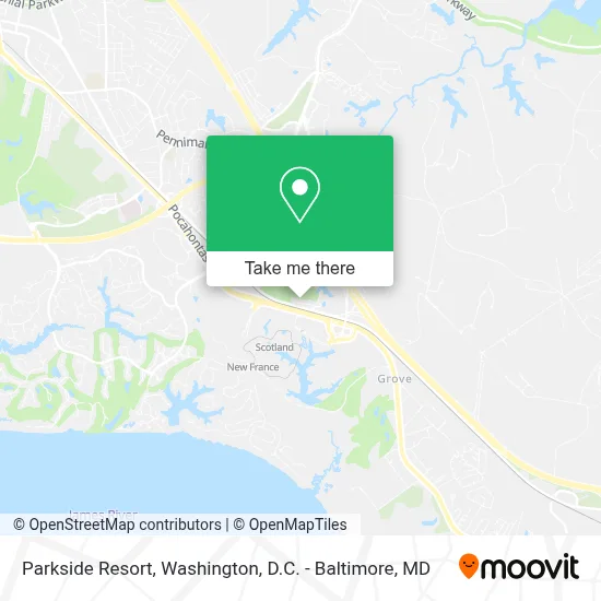 Parkside Resort map