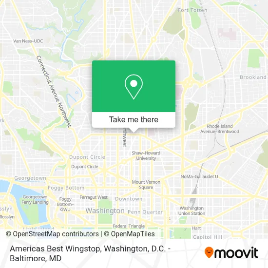 Americas Best Wingstop map