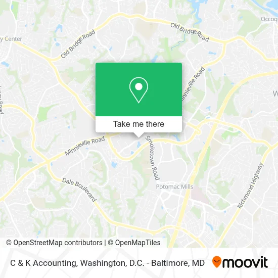 C & K Accounting map