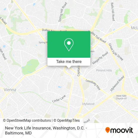New York Life Insurance map
