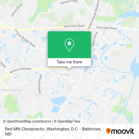 Red Mill Chiropractic map