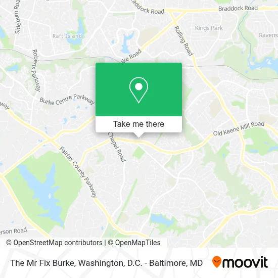 The Mr Fix Burke map