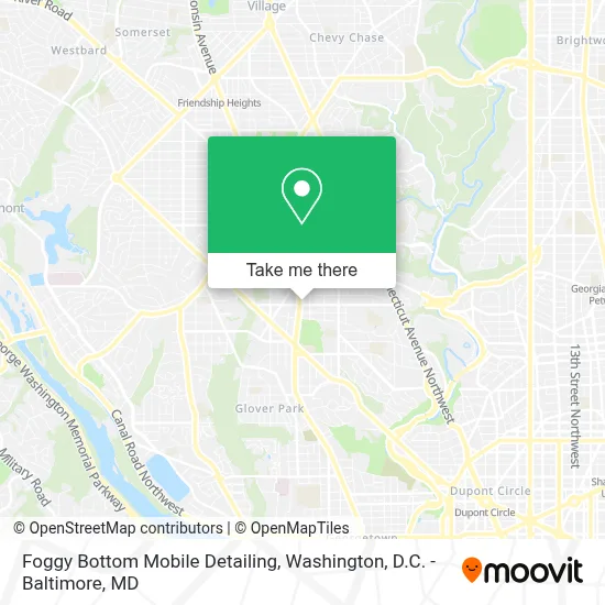 Foggy Bottom Mobile Detailing map